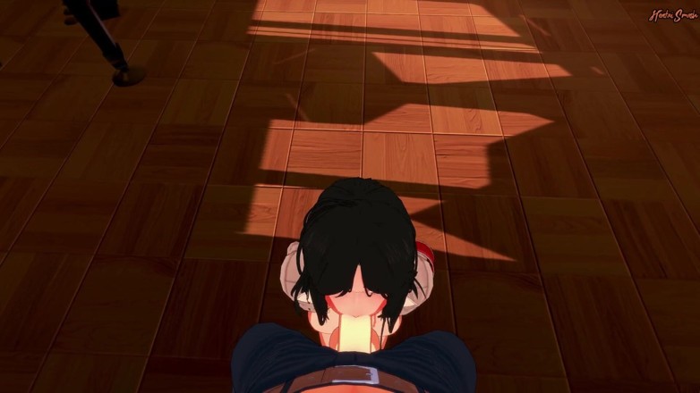 Hentai Smash: Pieck Finger Gets a Facial Before Getting POV Fucked Against...