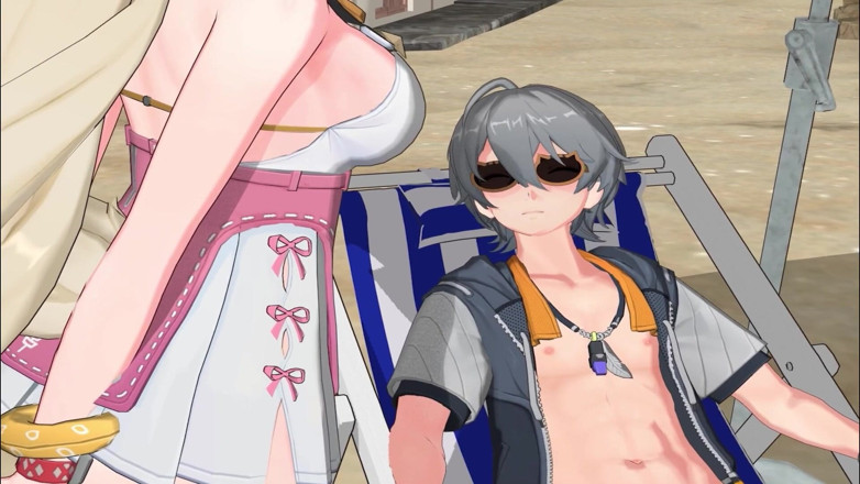 NSFWOtaku: Zenless Zone Zero - Yuzuha dan Alice's Secret Beach Berkongkek dengan...