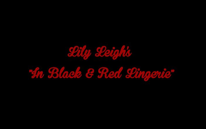 Lily Leigh: &amp;quot;Lily leigh dengan lingerie merah dan hitam