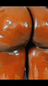 SSBBW Oiled Ass Spread and Pussy Fuck