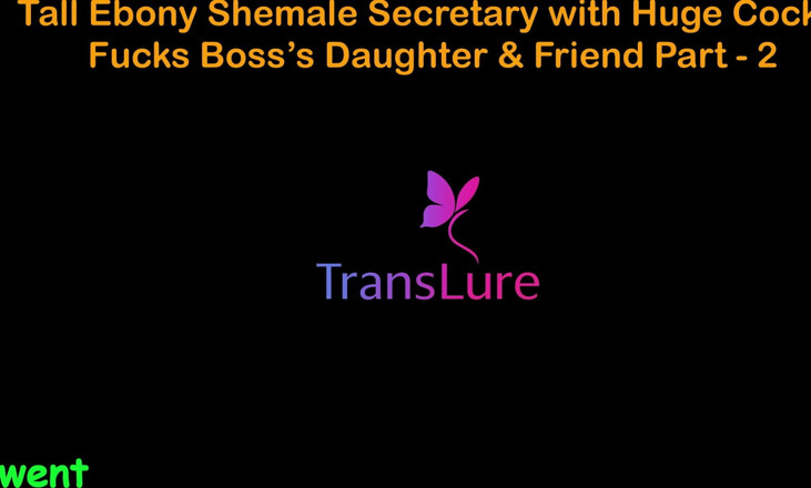 TransLure: English Audio Sex Story - Tall Ebony Shemale Secretary with Huge...