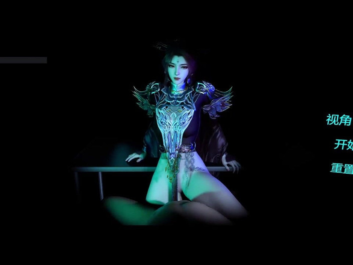 X Hentai: Séduction en 3D : la reine du cul se lèche - animation 3D, hentai