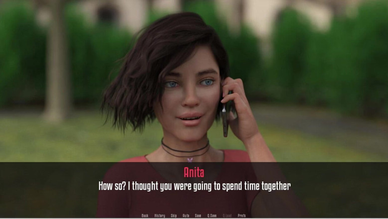 XXX Games Bunk: Anitas internship - gameplay - रोलप्ले - बस और इंटरव्यू में स्तन उजागर करना