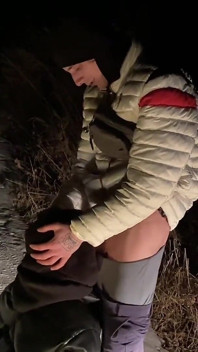 夜にヴィル・ヴィディッシュを森に連れて行く