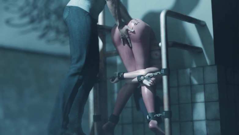 Velvixian 3D: Ada Wong svazování v koupelně
