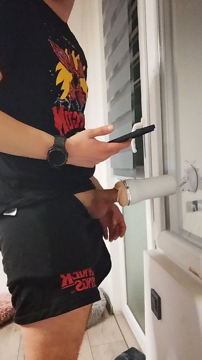 CockyBoy7: Stříkání v baterce
