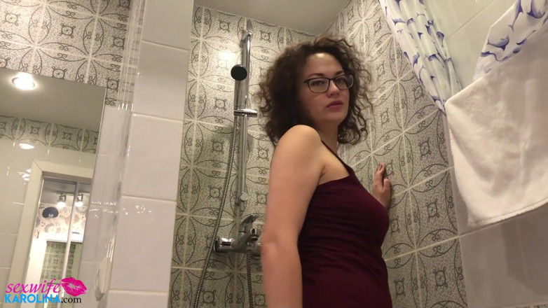 Oksana_Katysheva: Seksowna milf głębokie gardło i ustne kremówka - fetysz stóp i...