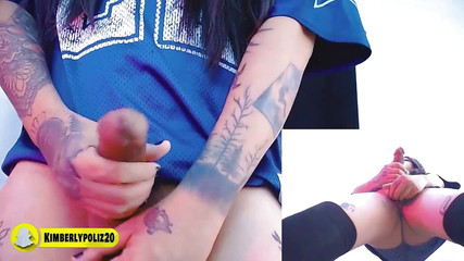Kimberly Polizzi: Ladyboy zblízka masturbace