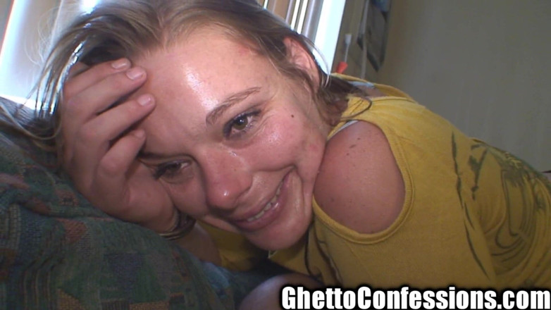 Ghetto Confessions: Happy Hottie Ghetto Woods Whore Sucks Dick Nicely