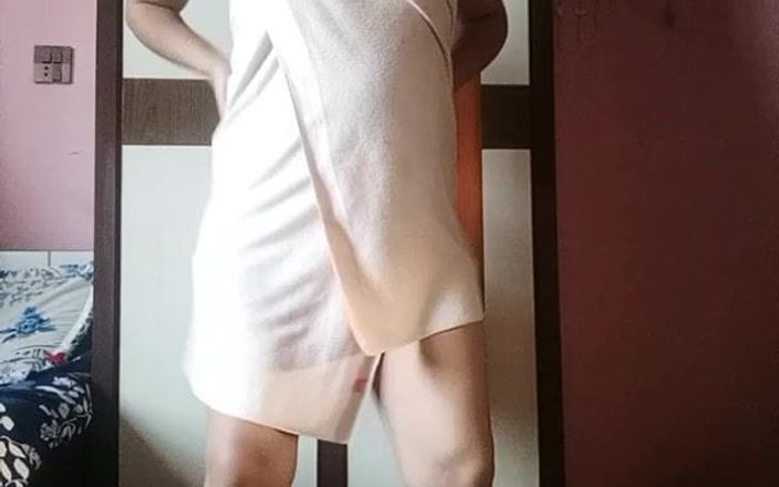 Sexy girl ass: Indyjski pokaz cipki dziewczyny