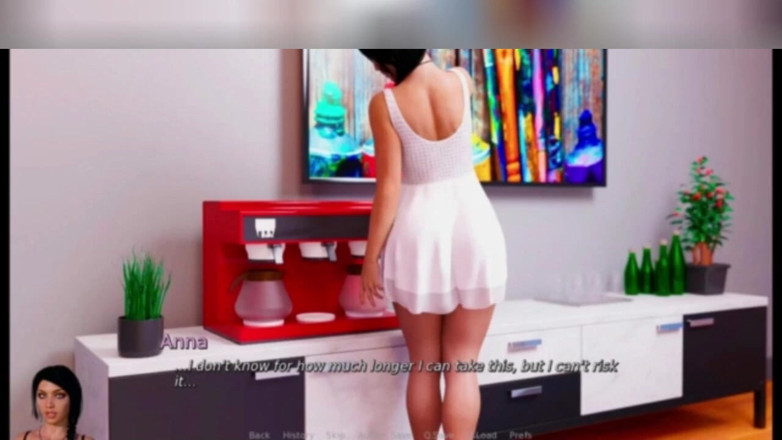 3DXXXTEEN2 Cartoon: Anna menelan sperma untuk menutup kesepakatan. Seks kartun porno 3D