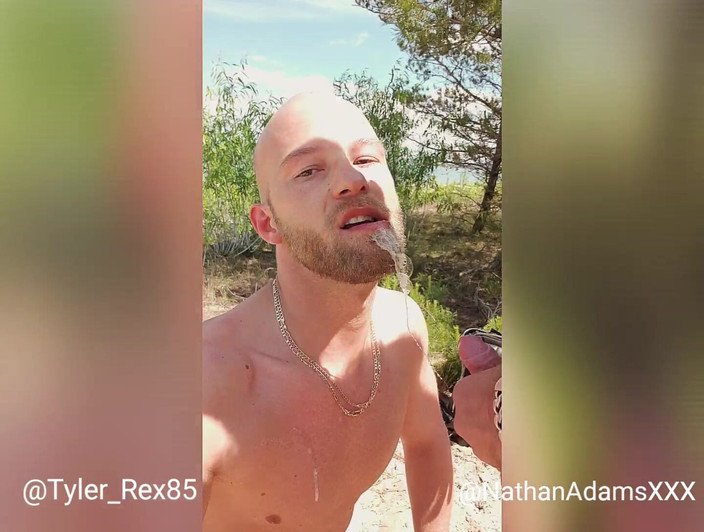 NathanAdamsXXX: 屋外ビーチハードコアファック