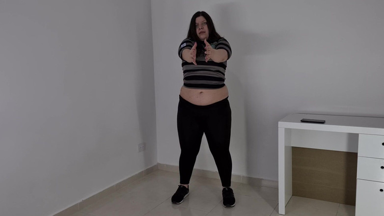 Alice H: Stretching Belly Fetish