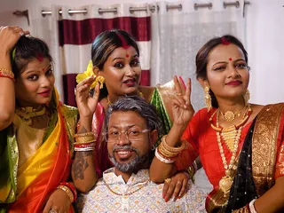 Desi Bold Movies: The Lusty Old Man Went Out to Celebrate His Wedding...