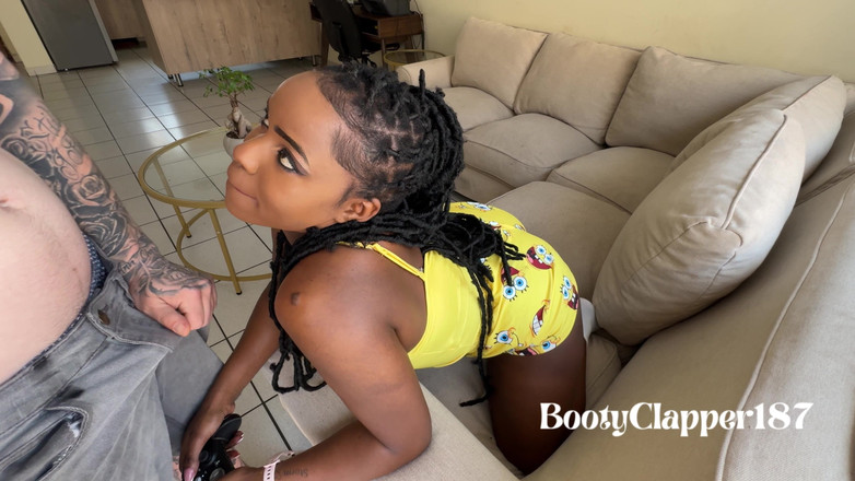 BootyClapper187: 彼は私の大きな黒いお尻で2回射精しました