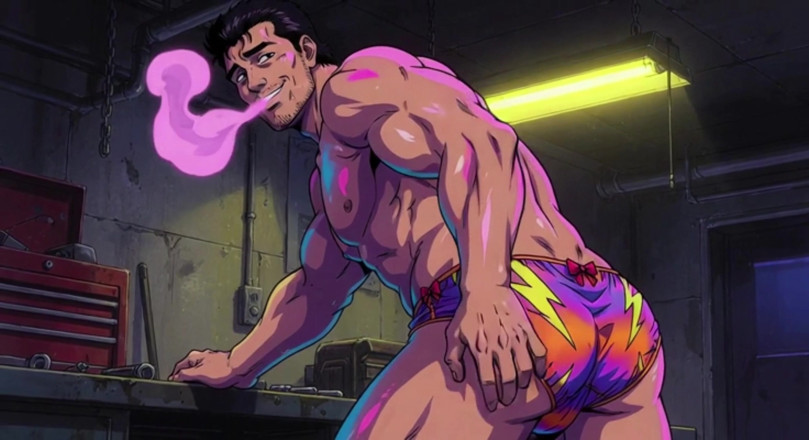Erotic Man: Ai men musculoasi garaj mecanic
