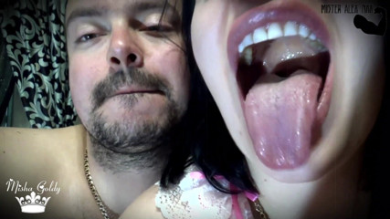 Goddess Misha Goldy: Two crazy giants dangle you above their hungry mouths before...
