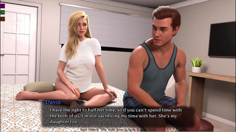 Johannes Gaming: Un matrimonio perfecto # 42, Anne y David tienen una conversación sexy...