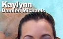 Edge Interactive Publishing: Kaylynn e damien michaels succhiamo un facciale nudo in piscina