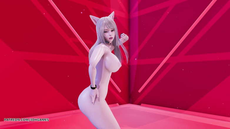 3D-Hentai Games: [MMD] Sistar - Alone Ahri sexy nude dance league of legends...
