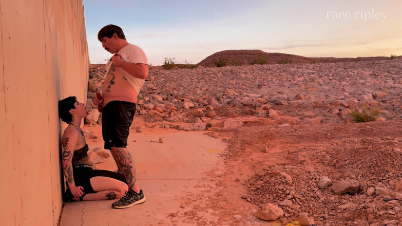 Rare Ripley: Outdoor Sloppy Face Fuck W/ Justanicecock