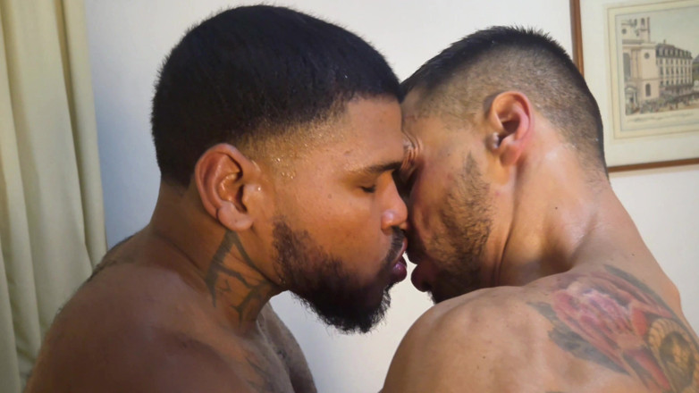 Brenno Villar: Brenno Villar &amp; Igor Cabral - Huge Black Cock &amp; Bareback Fucking part 1