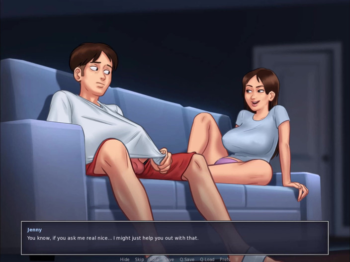 Johannes Gaming: Summertime saga: Jenny fickte mich endlich vor der webcam