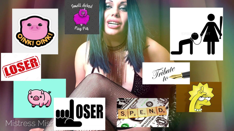 Goddess Misha Goldy: Findom slova tě ztvrdnou! Všechny jsou to, co potřebujete! Ukážu...