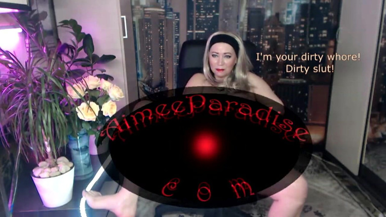 AimeeParadise: Very hot dirty talk of mature webcam whore-mistress!