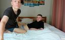 Evgeny Twink: Two Boys in Black T-shirts Playing During Summer Vacation!