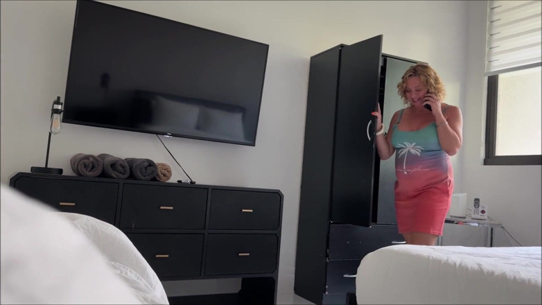 Alex Adams: Secret Work Trip with Step Stepmom - Brianna Beach - Stepmom Comes...