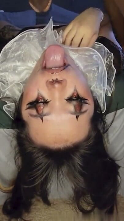Petite creampie Asian Cumdump sluts: Messy Halloween Clown Sloppy BBC - Cum on Clown Makeup