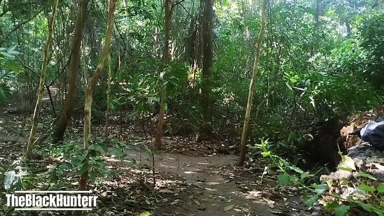 TheBlacKHunterr: Cumming dans le parc