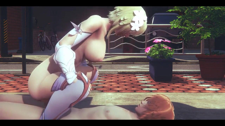 HentaiTubes: Genshin Impact Hentai - Lumine Hardsex with a Man with Big...