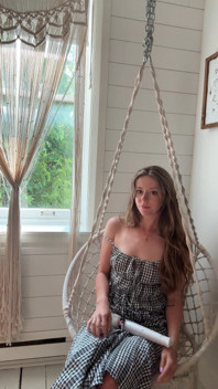 Having Some Fun in the Swing Chair! Hard Orgasm!