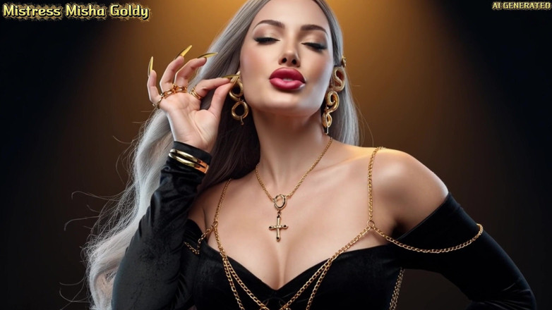 Goddess Misha Goldy: Patrz na mój palec