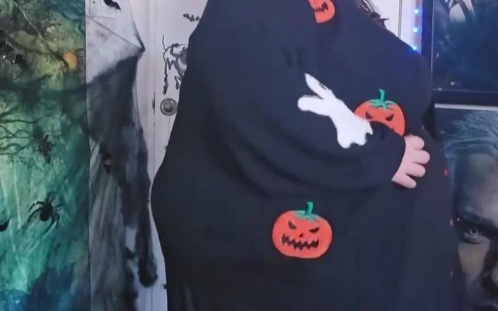 SSBBWLadyBrads: Femeie super-mare și țâțoasă de modă de Halloween haul Bloom