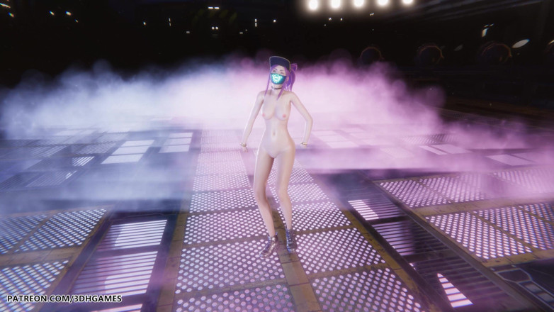 3D-Hentai Games: Mmd Lisa - Futw Akali sexy dance nuda League of Legends...