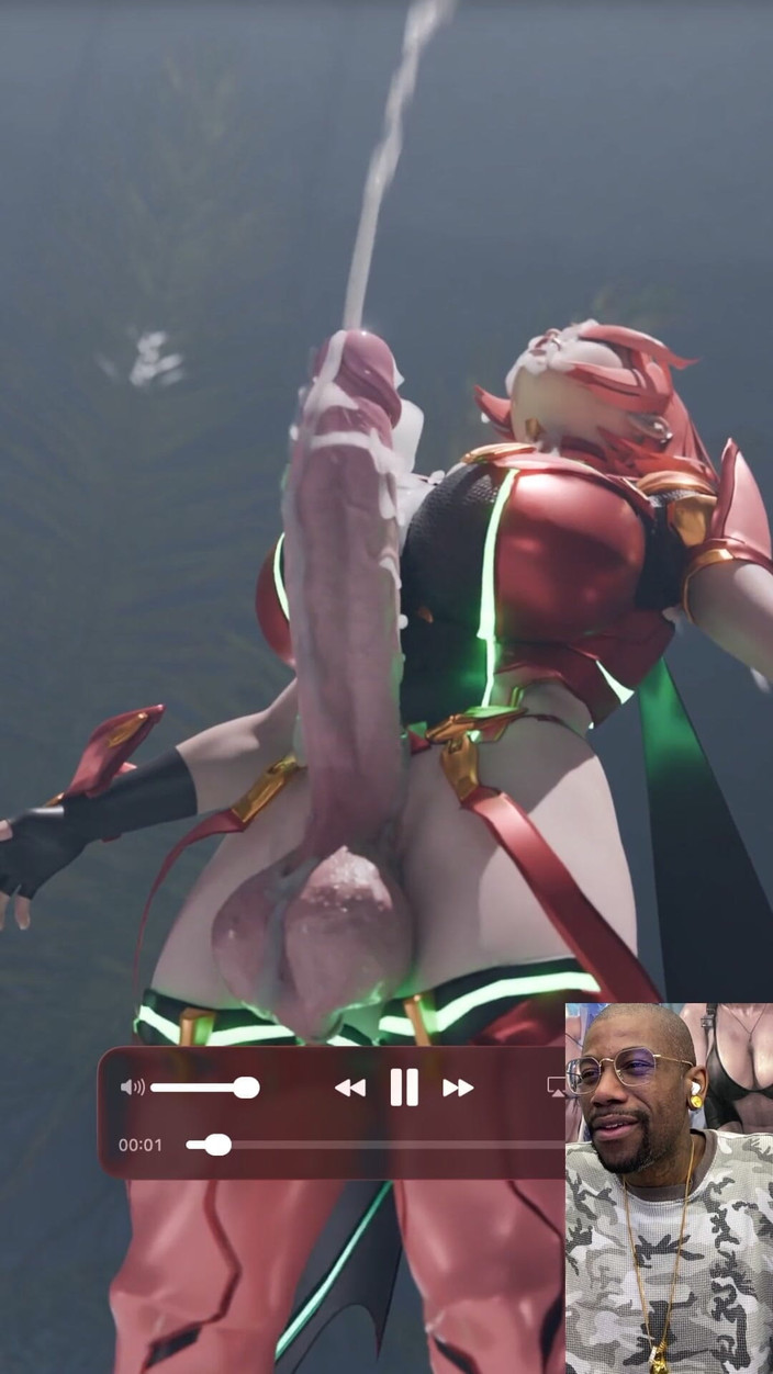 L6RD7BLU3 FUTA: Fütürist büyük göğüslü transseksüel sert boşalmayı bırakamıyor