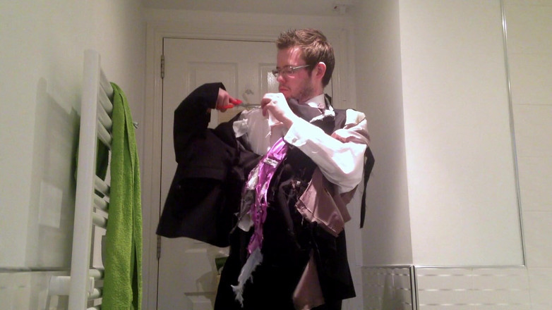 Suited in LDN: Black Suit Destruction