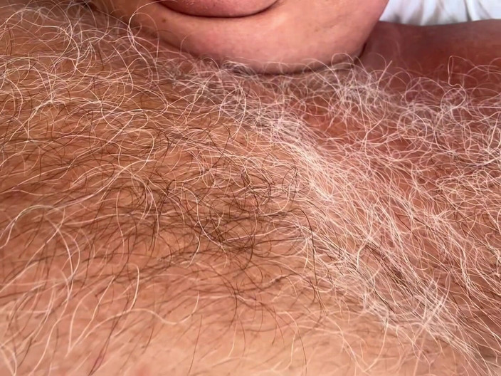 Hand-Free-Daddy-Chub: Olgun şişman adam dede 15 kez orgazm oluyor