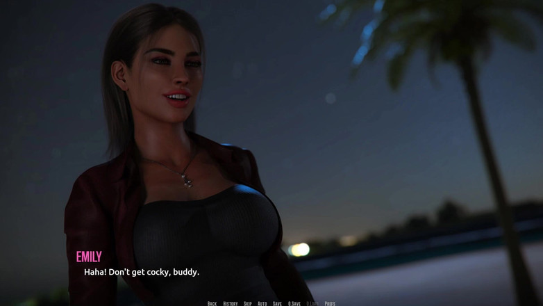 3D Cartoon Porn: Domino Beach 2: доленосна нічна прогулянка Джонні з Емілі