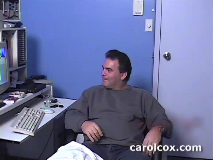 Carol Cox - The Original Internet Porn Star: Carol sucks and fucks 3 guys at the opening of her...