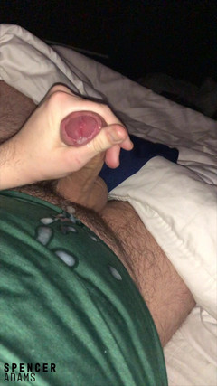Spencer Adams: Late Night Cock Play and Cumshot