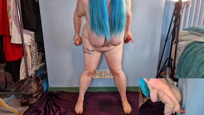 Alice_Mayflower_Scottish: La ragazza neko si allena con i dildo - ragazza solista