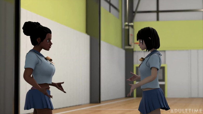 Hentai Sex School: 成人学校第三集 - 成人动漫学生舔他老师的完美阴户，直到她高潮！