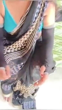 Dietro Sari con le mutandine rosa Io caldo sexy bhabhi Ki Chudai