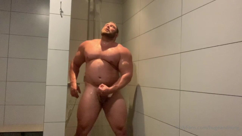 JackStacked: Jack Stacked Solo Masturbation in the Gym Shower