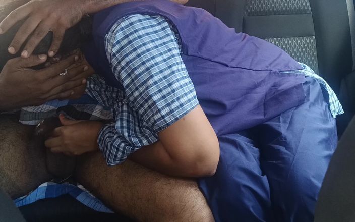 Palani69: Uniforme chica en coche con padrastro parte 2