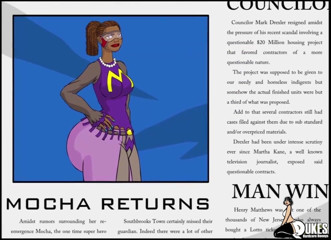 Dukes Hardcore Honeys: Big booty ebony superheroine captured by aliens